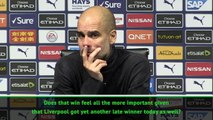 Liverpool's late winner showed their talent - Guardiola