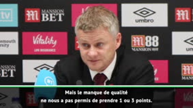 11e j. - Solskjaer : Il faut gagner ce genre de match pour prétendre au top 4