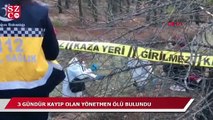 3 gündür kayıp olan yönetmen, dere yatağında ölü bulundu