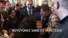 İmamoğlu'nu gören çocuk tebessüm ettirdi: ''Büyüyünce sana oy vereceğim''