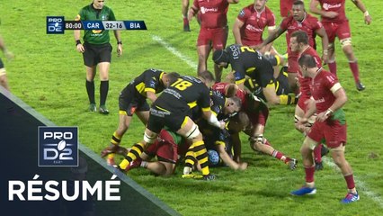 PRO D2 - Résumé Carcassonne-Biarritz: 32-16 - J09 - Saison 2019/2020
