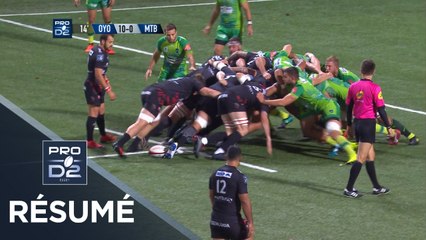 PRO D2 - Résumé Oyonnax-Montauban: 29-13 - J09 - Saison 2019/2020