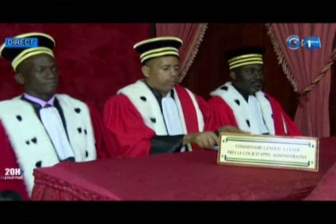 RTG/Cérémonie d’installation des greffiers et magistrats à la cour d’appel administrative