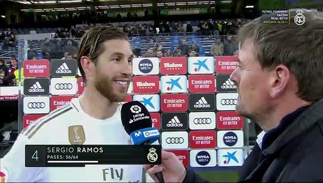 Sergio Ramos, sobre el penalti no señalado: Yo veo que el balón le da en la mano a Feddal