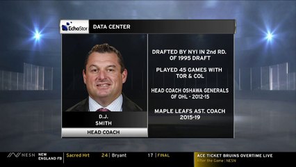 New Senators Coach D.J. Smith Looks To Get Team Back On Track Vs. Bruins