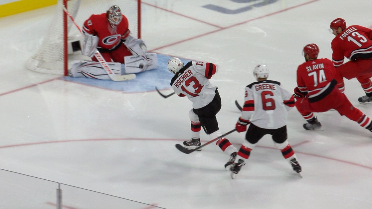 Nico Hischier shows off the dangles for incredible goal