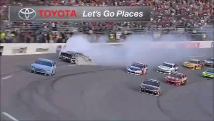 NASCAR First Lap Pole Sitter Crashes