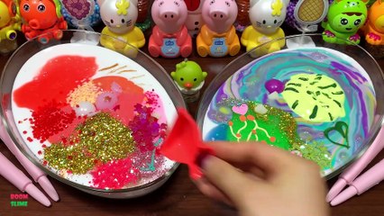 Festival of Colors !! Mixing Random Things Into Slime !! Satisfying Slime Smoothie #740