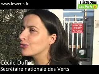 Cécile Duflot et l'Ikéa de Tours