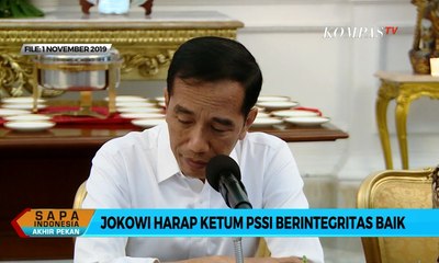 Jokowi Harap Ketum PSSI Baru Punya Integritas yang Baik