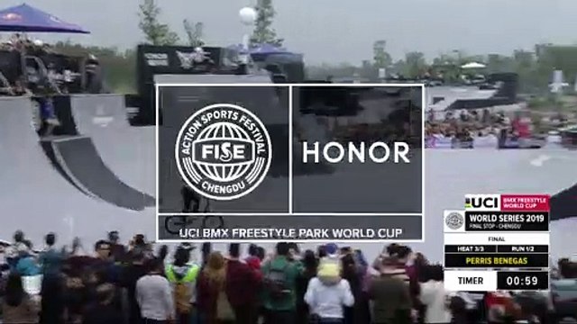 Perris Benegas | 2nd place – UCI BMX Freestyle Park World Cup Women Final | FISE Chengdu 2019