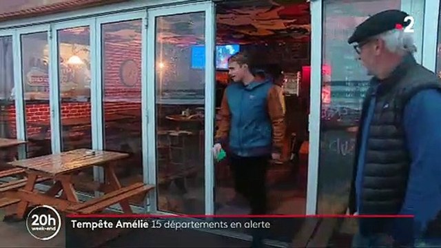 La France se prépare à affronter la tempête Amélie