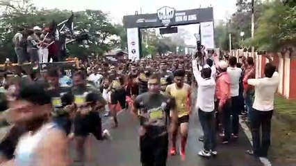 महू में दी इन्फेंट्री मैराथन का आयोजन