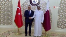 - Bakan Çavuşoğlu, Katar Dışişleri Bakanı Al Sani ile görüştü