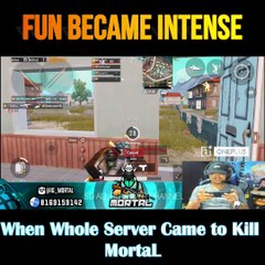 When Whole Server Came to Kill #MortaL - Custom Room - PUBG Mobile