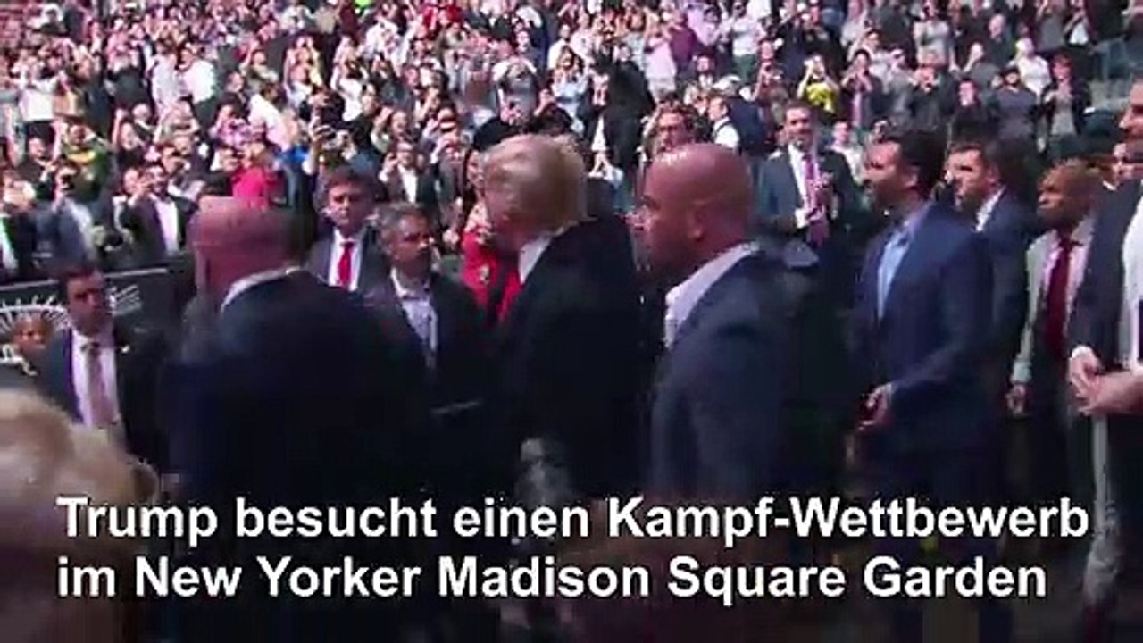 Trump zum zweiten mal binnen einer woche öffentlich ausgebuht