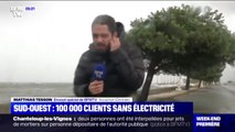 Tempête Amélie: les vents déferlent sur le bassin d'Arcachon