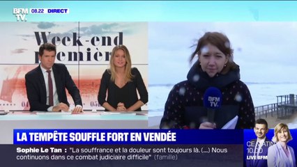 Amélie: la tempête souffle fort en Vendée