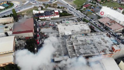Arnavutköy'de Mobilya İmalat Fabrikasında Korkutan Yangın