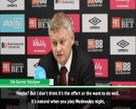 Solskjaer hints at Man United selection mistake