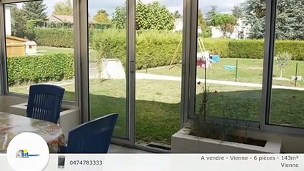 A vendre - Vienne - 6 pièces - 143m²