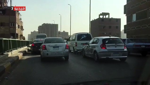 كثافات مرورية أعلى محور صفط اللبن اتجاه جامعة القاهرة