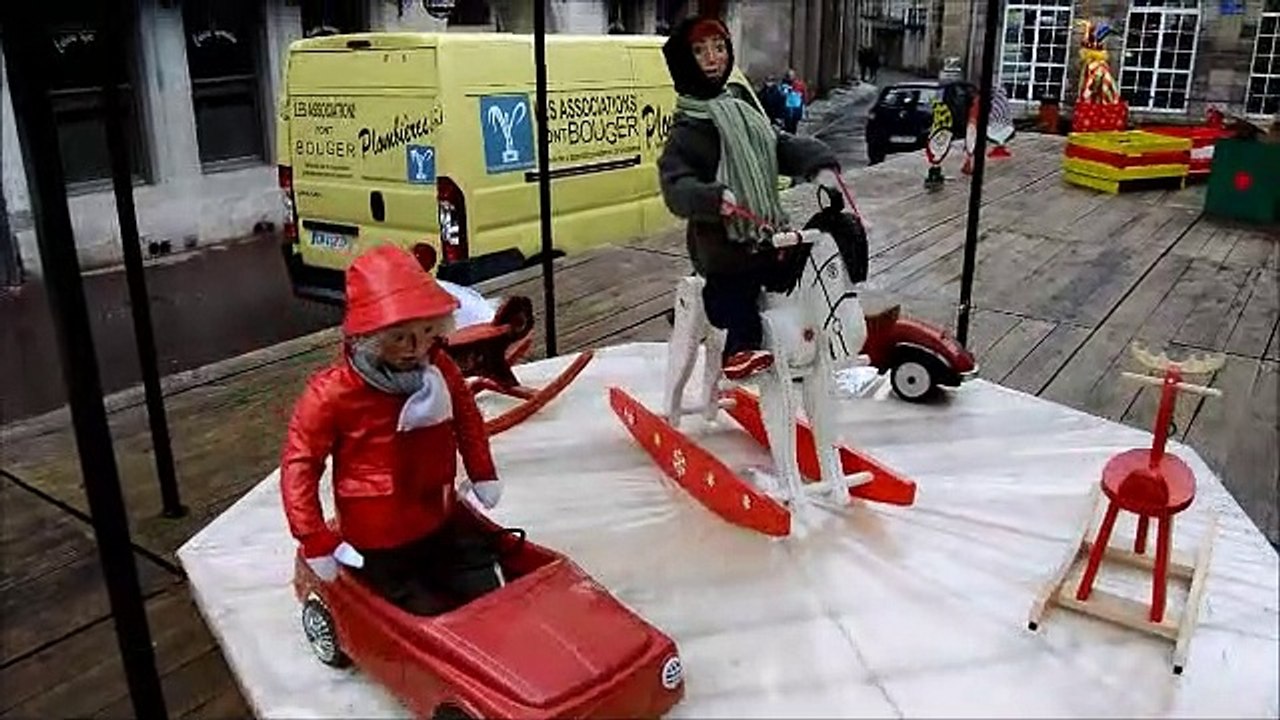 Vidéo. Des automates s'invitent sur le bain romain de Pombières-les-Bains pour le marché de Noël