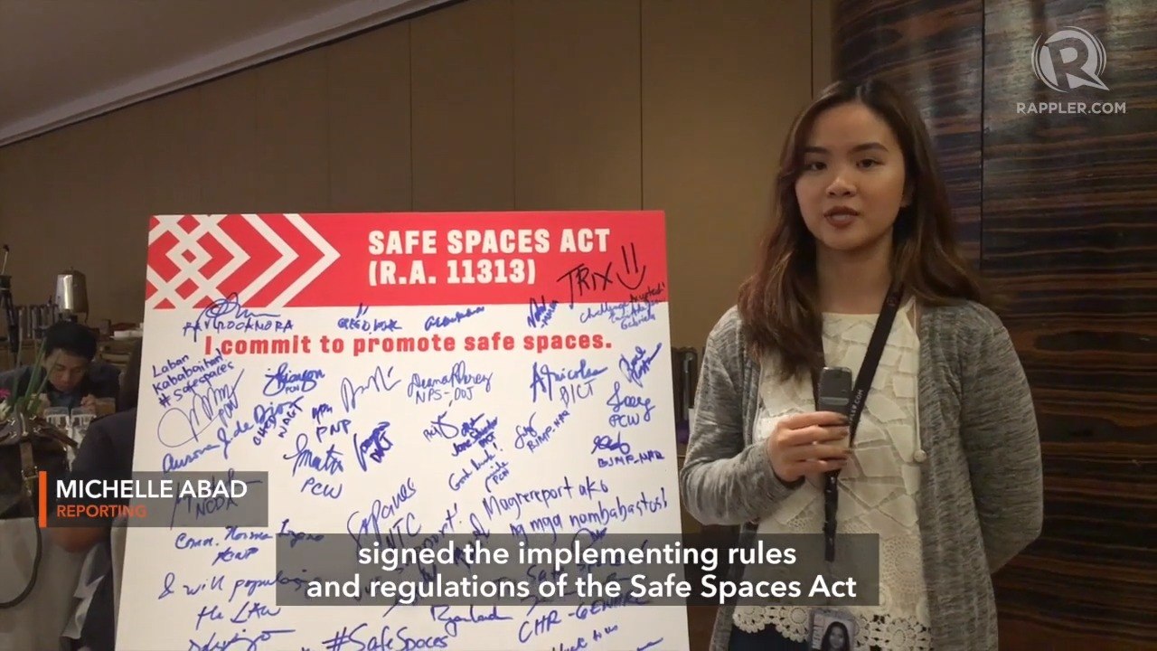 Safe spaces extend to physical, online spaces following 'Bawal Bastos' law