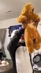 Ce père refait la scène du roi lion avec son bébé !