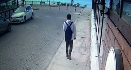 19 yaşındaki genç sırtında içi taş dolu çantasıyla ölüme gitti