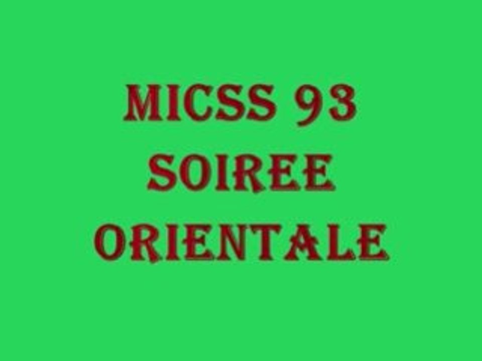 Diaporama soirée Micss93 -M.J.C Marcel Cachin-