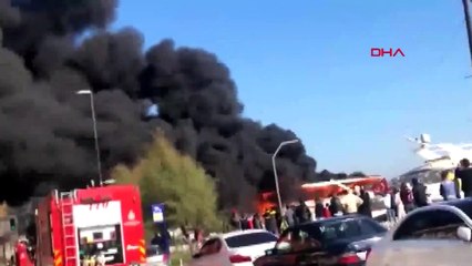 Bebek Sahili'nde teknede yangın çıktı