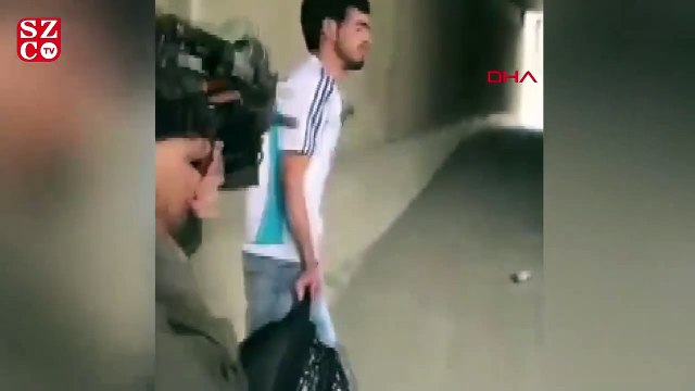 İsrail askerlerinin silahsız bir Filistinli gence ateş ederek yaraladığı anın görüntüleri sosyal medyada paylaşıldı.