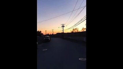 ATV Rider Hits A Post And Falls