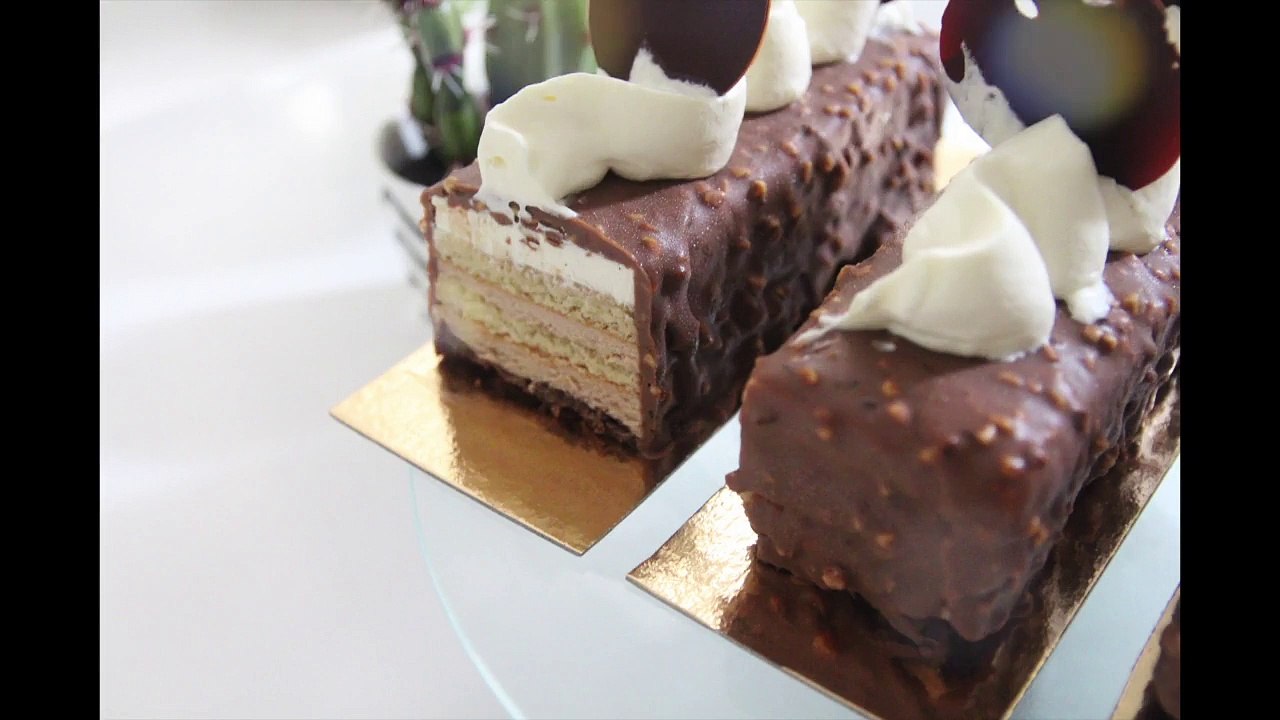 Entremet chocolat et mascarpone