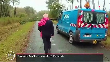Tempête Amélie : des rafales à plus de 160 km/h enregistrées