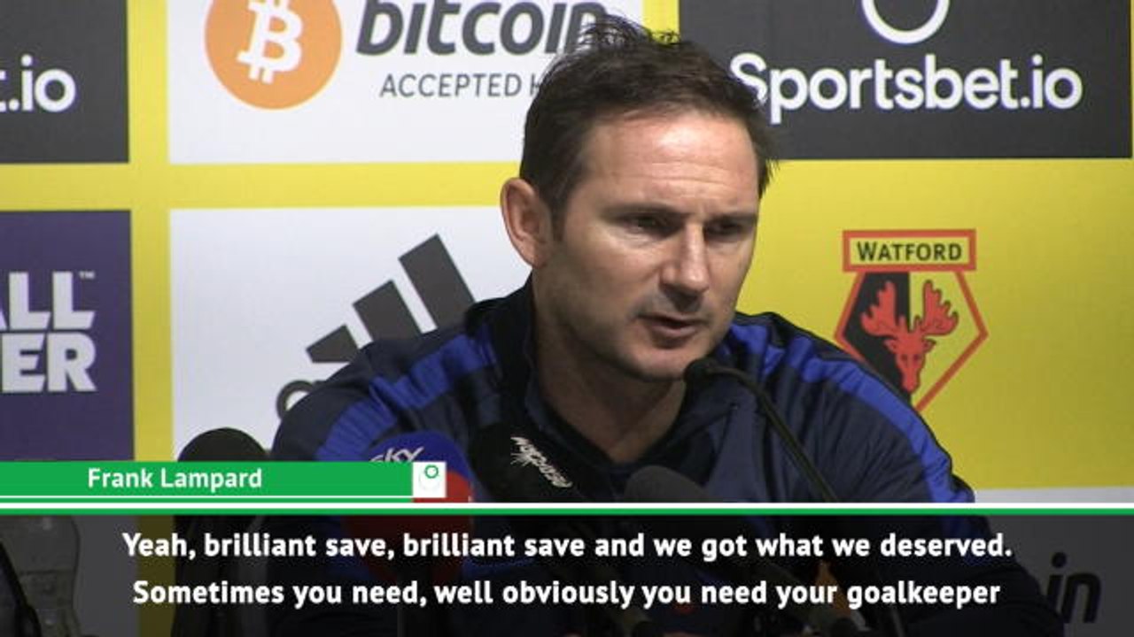 Lampard hails 'brilliant' Kepa save