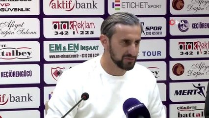 Serkan Özbalta: "Çok yakın mesafeden kaçırdığımız 5-6 net pozisyonumuz var"
