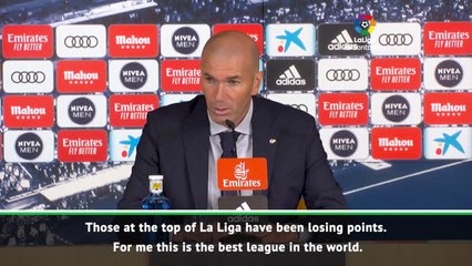 Zidane hails La Liga as best in the world