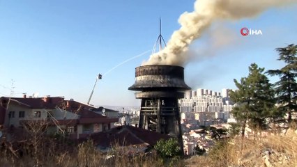 Ankara'da Ali Kuşcu Gökbilim Merkezi'nde Yangın Çıktı