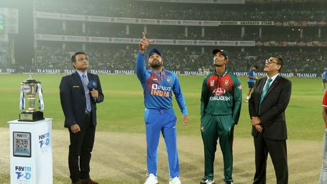 IND vs BAN 1st t20 : Bangaldesh opted to field after winning the toss