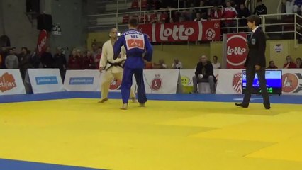 Julien Debruycker (Top Niveau Tournai) en finale du National seniors 2019 (par Simon Barzyczak)