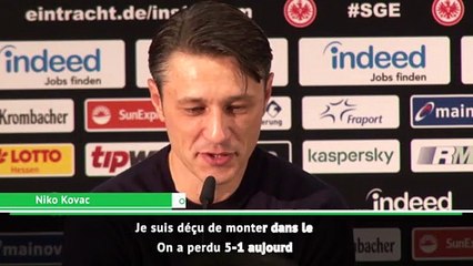 Kovac : "je ne lâcherai jamais"