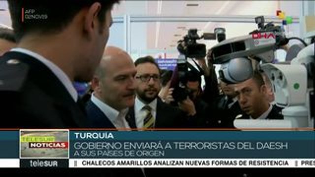 Turquía alista envío de terroristas del Daesh a sus países de origen