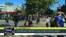 Chile: carabineros reprimen protesta ciudadana en la Plaza Italia