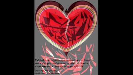 É difícil amar alguém, que somente te machuca, coração sofre em silêncio... [Frases e Poemas]