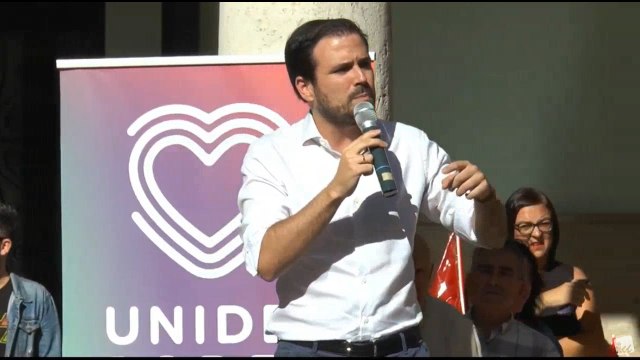 Garzón critica que a Sánchez se le pone cara de Rivera