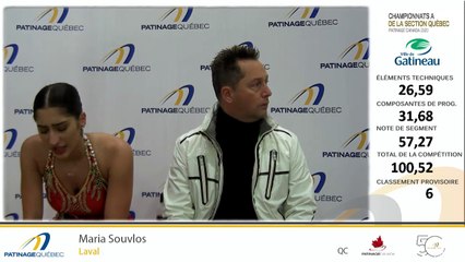 CSA 2020 -  Junior Dames, prog. Libre (2/2) & Senior Messieurs, prog. Libre