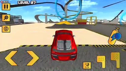 Extreme Stunts Tracks Stunt Car Driving Games 19 "Checkpoints" Android Gameplay Video #3