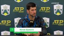 Rolex Paris Masters - Novak Djokovic : Je me sens bien à Paris